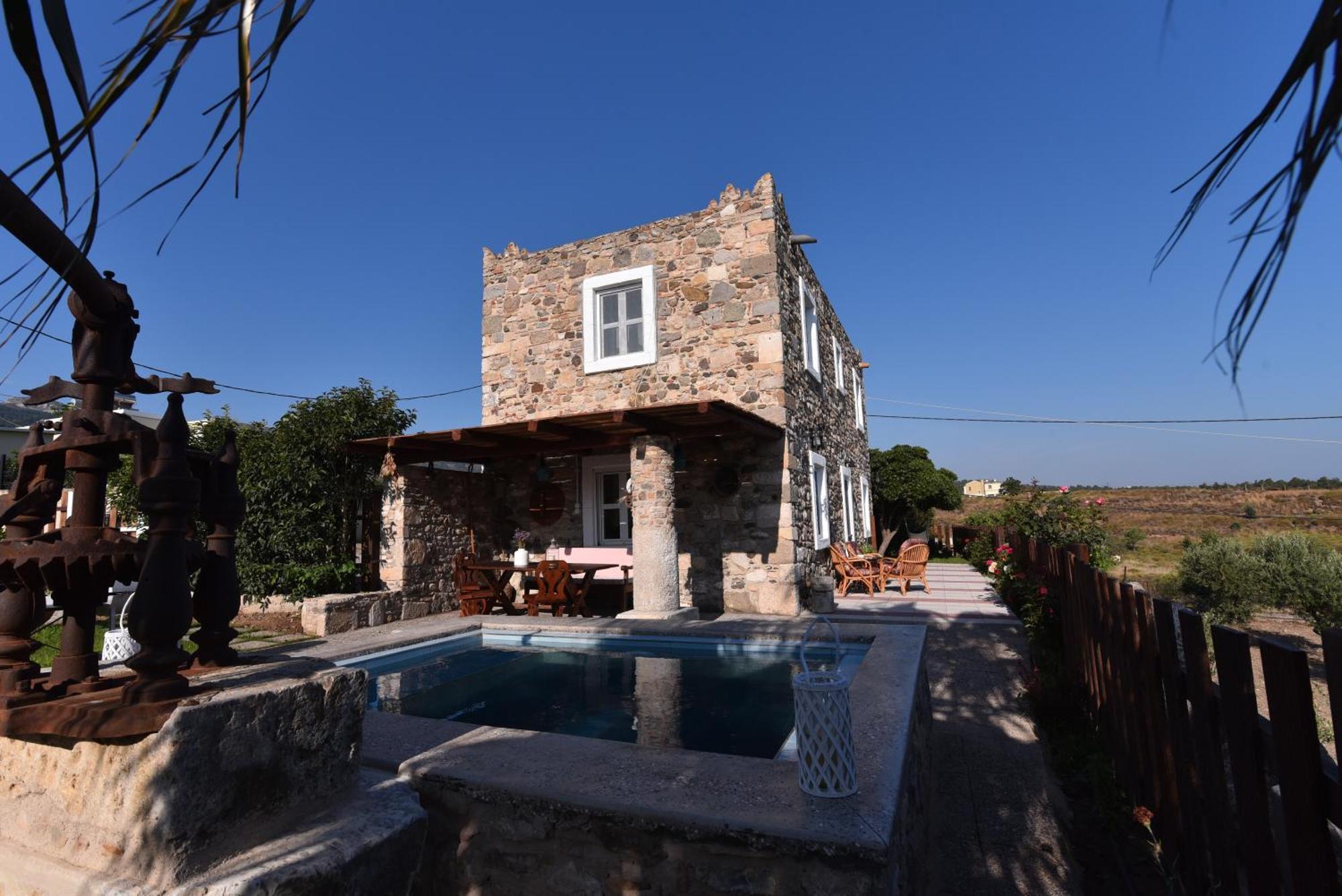 Traditional Kos Villa With Swimming Pool, Lawn Yard And Bbq Luaran gambar
