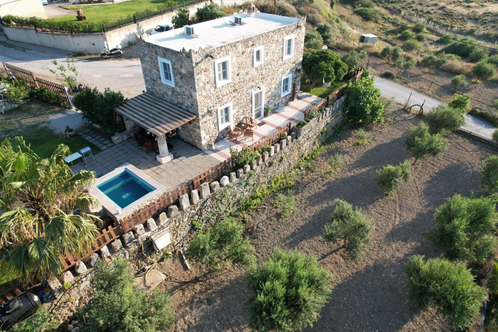 Traditional Kos Villa With Swimming Pool, Lawn Yard And Bbq Luaran gambar